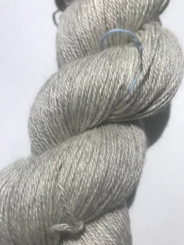Alpaga gris / Soie / Cashmere - DK - 100g