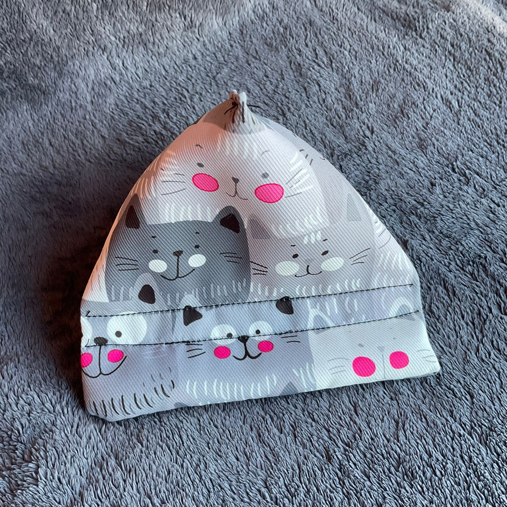 Gray-pink Cats Cushion