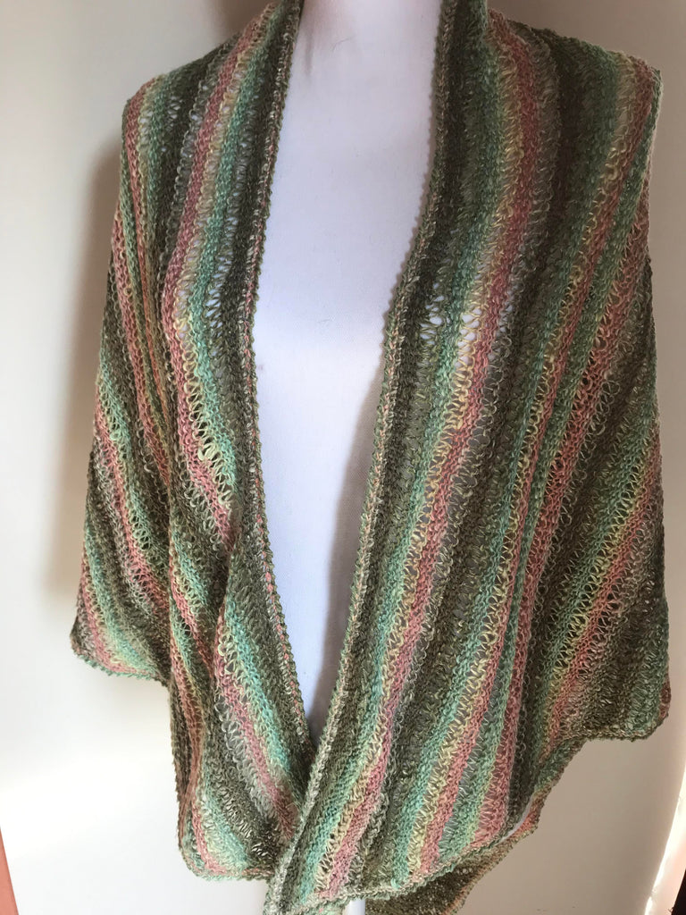Linen-cotton-viscose shawl