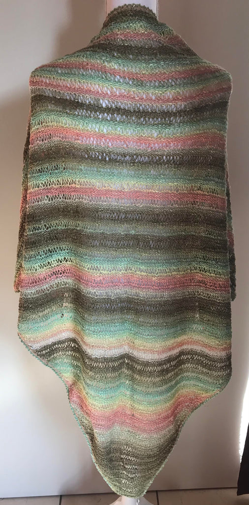 Linen-cotton-viscose shawl